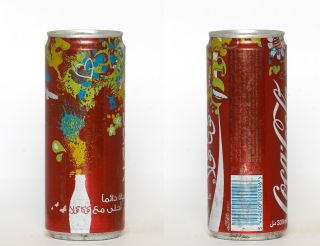 2008 Coca Cola Can From Tripoli,  Lybia,  Coke Side Of Life