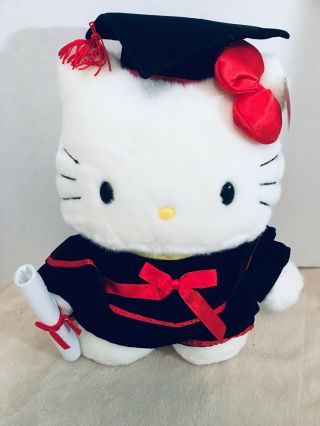 Hello Kitty Graduation Stuffed Plush Doll Congratulation Grad - Gift 13 - 5´