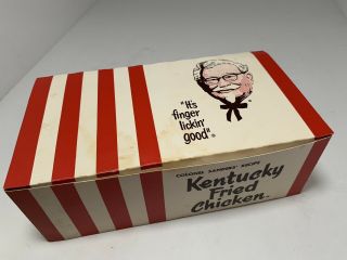 Vintage 1969 Kentucky Fried Chicken Carryout Box Kfc Made In Usa Hard To Find.