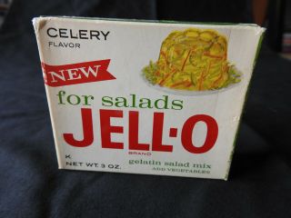 Vintage General Foods 60’s Celery Flavored Jell - O/