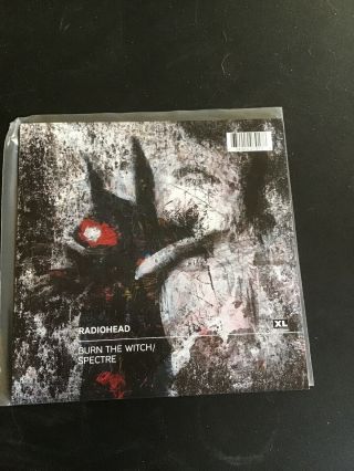 Radiohead Burn The Witch Spectre Rare Xl 7” Single 45 Thom Yorke Collectible