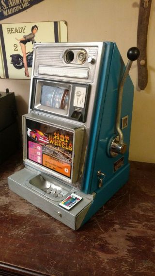 1965 Aristocrat Olympic Slot Machine.  Ainsworth Consolidated.  London England