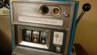 1965 Aristocrat Olympic Slot Machine.  Ainsworth Consolidated.  London England 5