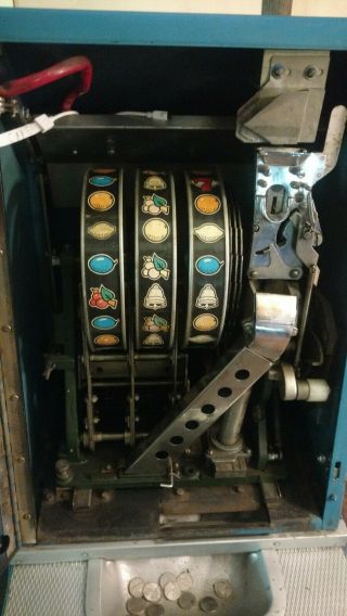 1965 Aristocrat Olympic Slot Machine.  Ainsworth Consolidated.  London England 9