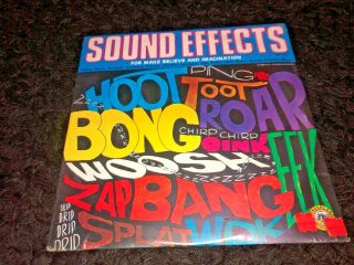 Sound Effects For Make Believe & Imagination (vinyl Lp,  1979) Children 