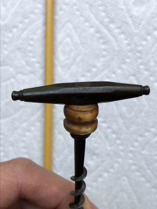 Antique Iron 18th Century Corkscrew 8