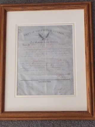 Robert E.  Lee West Point Academy Signed Document Autographed Civil War General