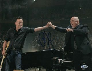 Billy Joel Signed Auto 11x14 Photo Beckett Bas Piano Man Bruce Springsteen