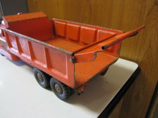 Antique Structo U.  S.  Hi - Way Dept.  Toy Hydraulic Dump Truck Pressed Steel 6