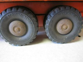 Antique Structo U.  S.  Hi - Way Dept.  Toy Hydraulic Dump Truck Pressed Steel 8
