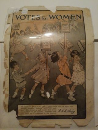 Antique Votes For Women,  Kellogg 
