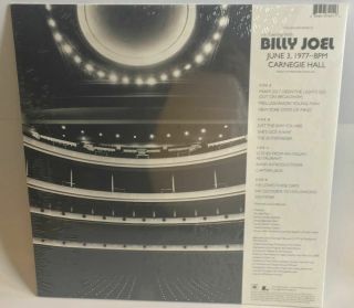 Billy Joel Live At Carnegie Hall 1977 2 LP RSD 2019 Vinyl 3
