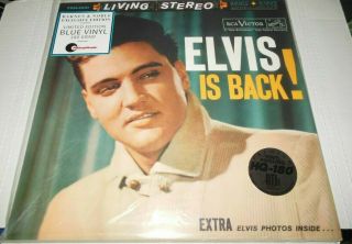 Elvis Is Back [translucent Blue Vinyl] By Elvis Presley (vinyl 2017)