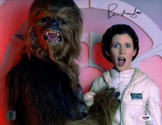 Peter Mayhew Signed Star Wars " Chewbacca " 11x14 Photo Psa/dna Ad91127