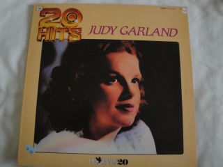 Judy Garland 20 Hits Vinyl Lp Over The Rainbow,  When The Sun Comes Out 1983 Ex