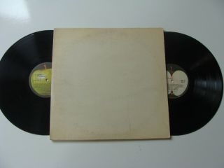 The Beatles White Album 2/lp Apple Records Swbo 101 Vg,  /ex Gatefold W/poster,  Pic