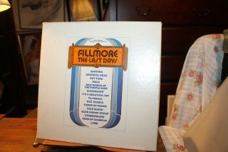 Fillmore The Last Days 3 Lp Box Set & Book 1972 Near Grateful Dead Santana