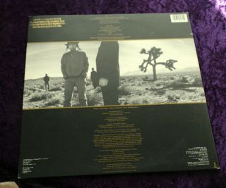 U2 - The Joshua Tree - 1987 Promo Pressing with Poster - S&H 2