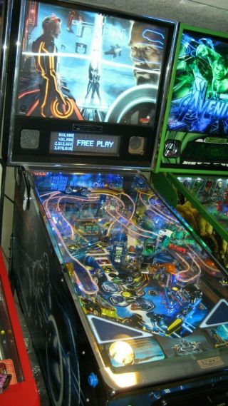 Stern Tron Limited Edition Pinball Machine Huo Home Use Only Many Mods