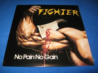 Fighter - No Pain No Gain Lp (private Metal,  Militia,  Warzwolf)