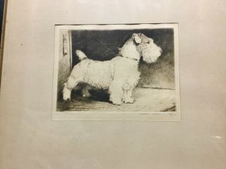 MORGAN DENNIS (1892 - 1960) Terrier Dog Etching,  SIGNED/NUMBERED 58/200 3