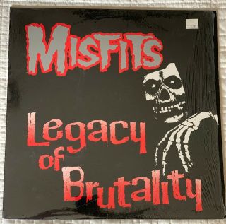 Misfits ‎legacy Of Brutality 1985 Rare Punk Near Vinyl Lp,  Danzig