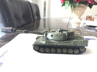 Vintage Dinky Toys Die Cast Metal Leopard Tank 692 Military Vehicle