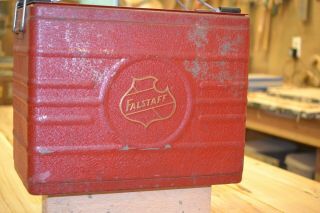 Vintage Falstaff Beer Metal Cooler