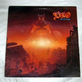 Dio The Last In Line Lp Vintage Vinyl Record 1984 Warner Bros.  Records Inc.