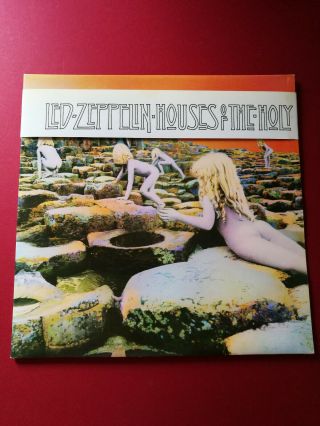 Led Zeppelin Houses Of The Holy French 1st Sterling,  Obi Strip Label Err