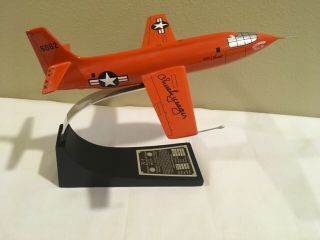 Chuck Yeager Bell X - 1 Rocket Research Plane Oct 1947 Flight Signed Autographed