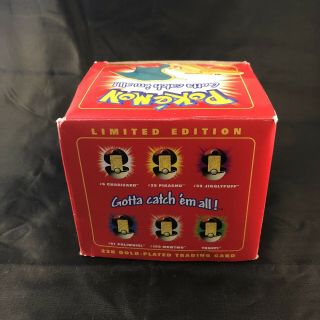 Pokemon Charizard 23k Gold Plated Card Burger King 1999 NIB (Red Box - Imperfect) 4