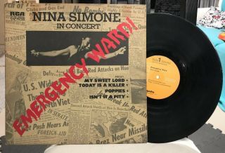 Nina Simone In Concert Emergency Ward Lp Vinyl Record (ffo Billie Holiday)