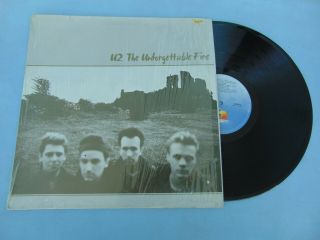 U2 The Unforgettable Fire Lp Mega Rare Mexican Misprinted Gray Different Cover