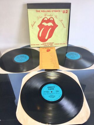 The Rolling Stones - Make The World Go Round 1982 Boxset X3 Rare Vinyl Lps