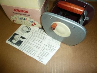 Fantastic Vintage 1950s Nestor Johnson Card Shuffler Model 50