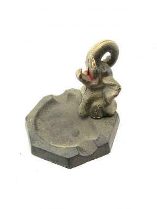 Elephant Ash Tray Cast Iron Figural Bottle Opener