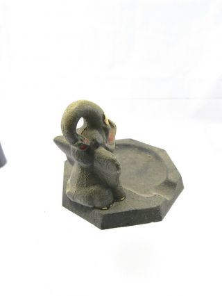 Elephant Ash Tray Cast Iron Figural Bottle Opener 2