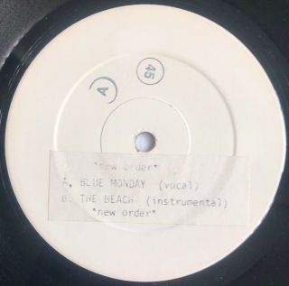 Order - Blue Monday - Very Rare Uk 12 " Test Pressing Fac73 (vinyl Record)