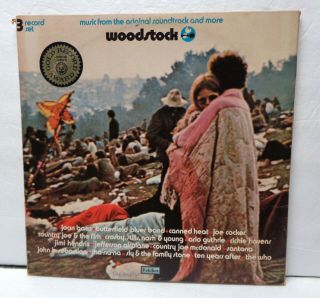 Vintage 1970 Woodstock Sd 3 - 500 Cotillion First Issue