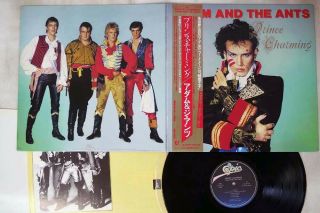 Adam And The Ants Prince Charming Epic 25 3p - 327 Japan Obi Poster Vinyl Lp