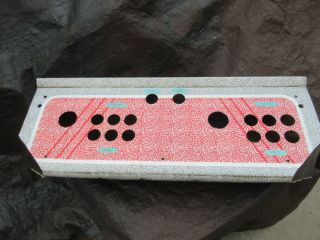 25 1/2 By 9 1/4 6 Button Street Fighter Control Panel Arcade Game Part Fl
