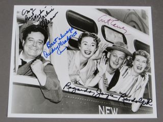 Jackie Gleason & The Honeymooners 8x10 Signed Autographed Photo W/lelands Loa