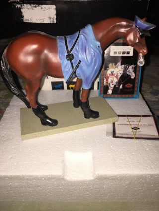 Retired 2003 Patrol Horse The Trail Of Painted Ponies 1457 Police 2e - 2,  624