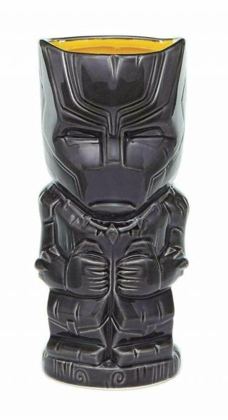 Geeki Tiki Marvel Comics 16 Ounce Ceramic Mug| Black Panther