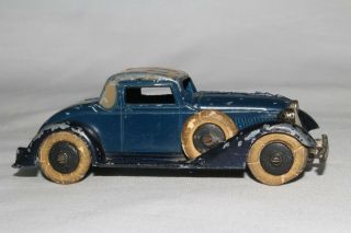 Tootsietoy 1930 ' s Graham Convertible Coupe,  Blue & Black 4