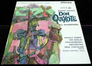 Strauss: Don Quixote - Paul Tortelier / Rudolf Kempe HMV ASD 326 ED1 LP 2
