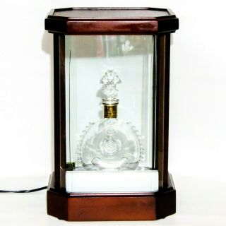 Louis XIII Remy Martin Cognac Lighted Display Case & Baccarat Crystal Decanter 4