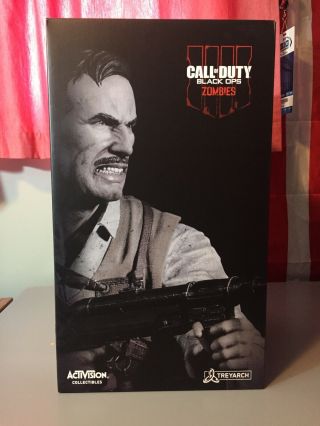 Call Of Duty Zombie Origins - Richtofen - 14 " Limited Hand Painted Statue