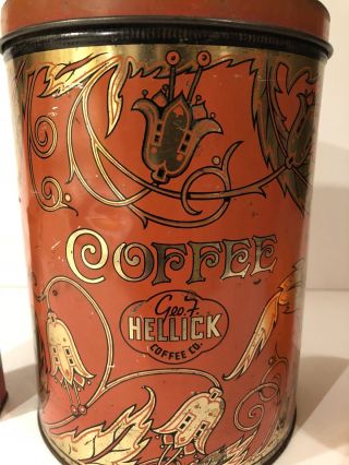 Hellick Spice and Hellick Coffee Tins Combo 2
